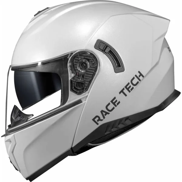 Capacete Race Tech Signal Monocolor Branco