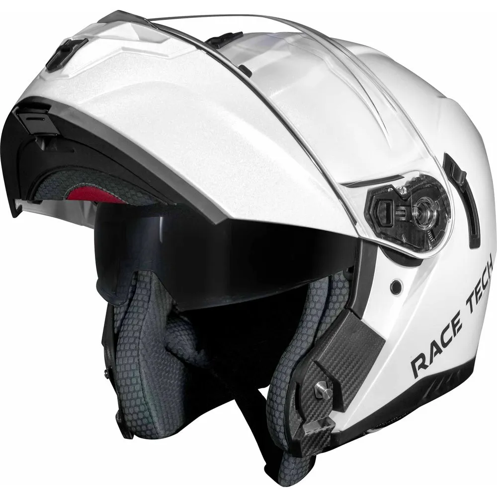 Capacete Race Tech Signal Monocolor Branco - Imagem 4