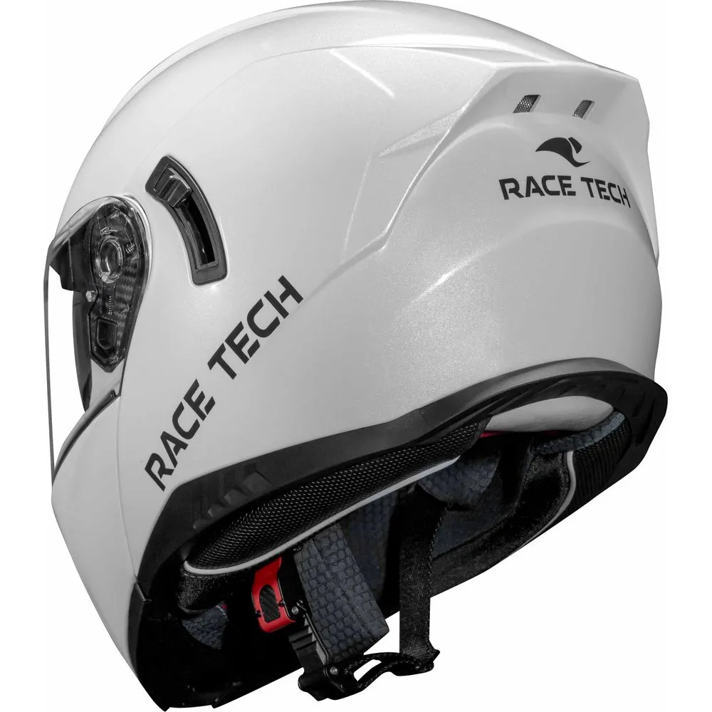 Capacete Race Tech Signal Monocolor Branco - Imagem 5