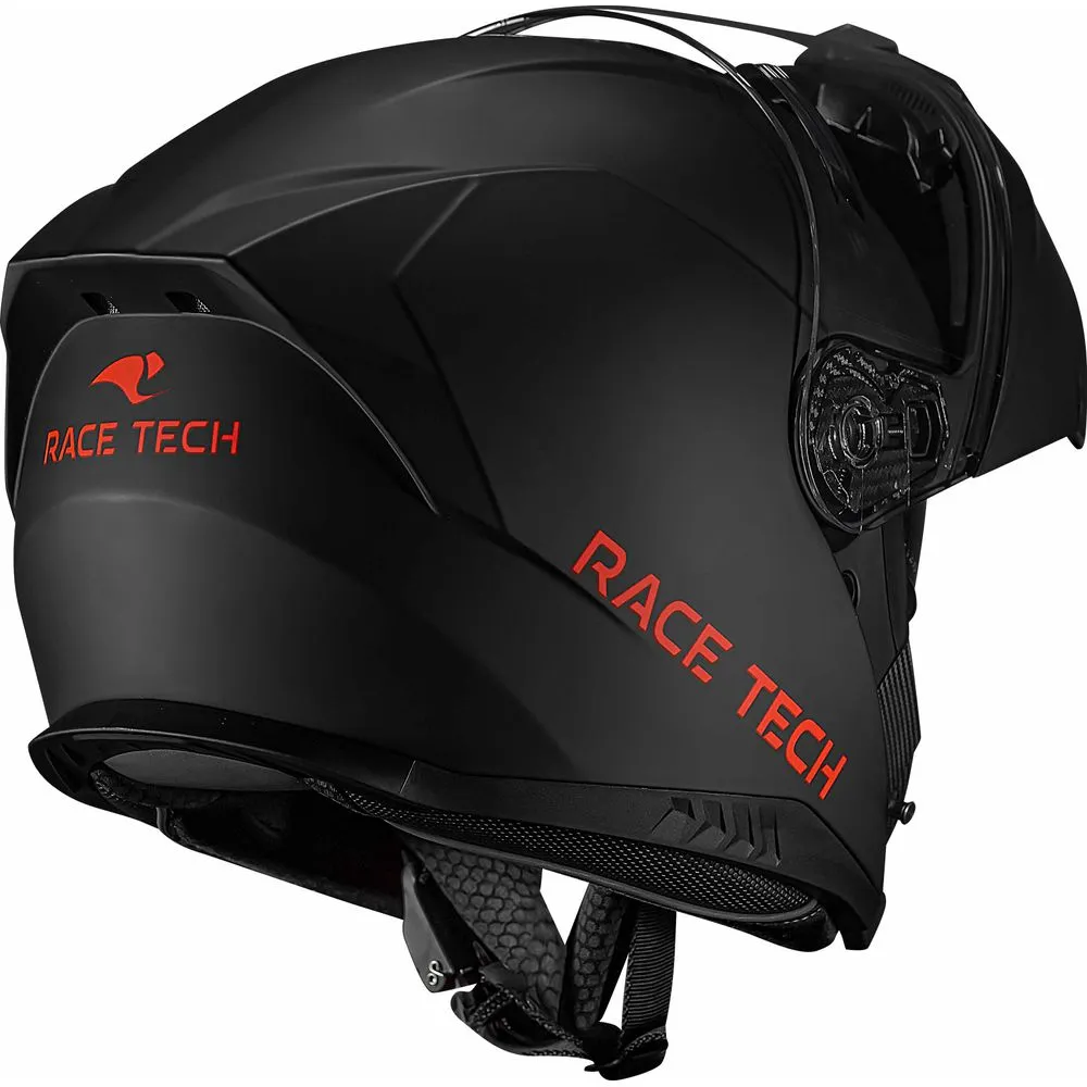 Capacete Race Tech Signal Monocolor Preto Fosco - Imagem 4