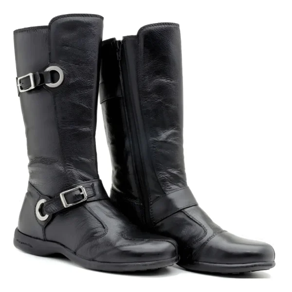 Bota Mondeo Girls Confort Cano Alto - Preta