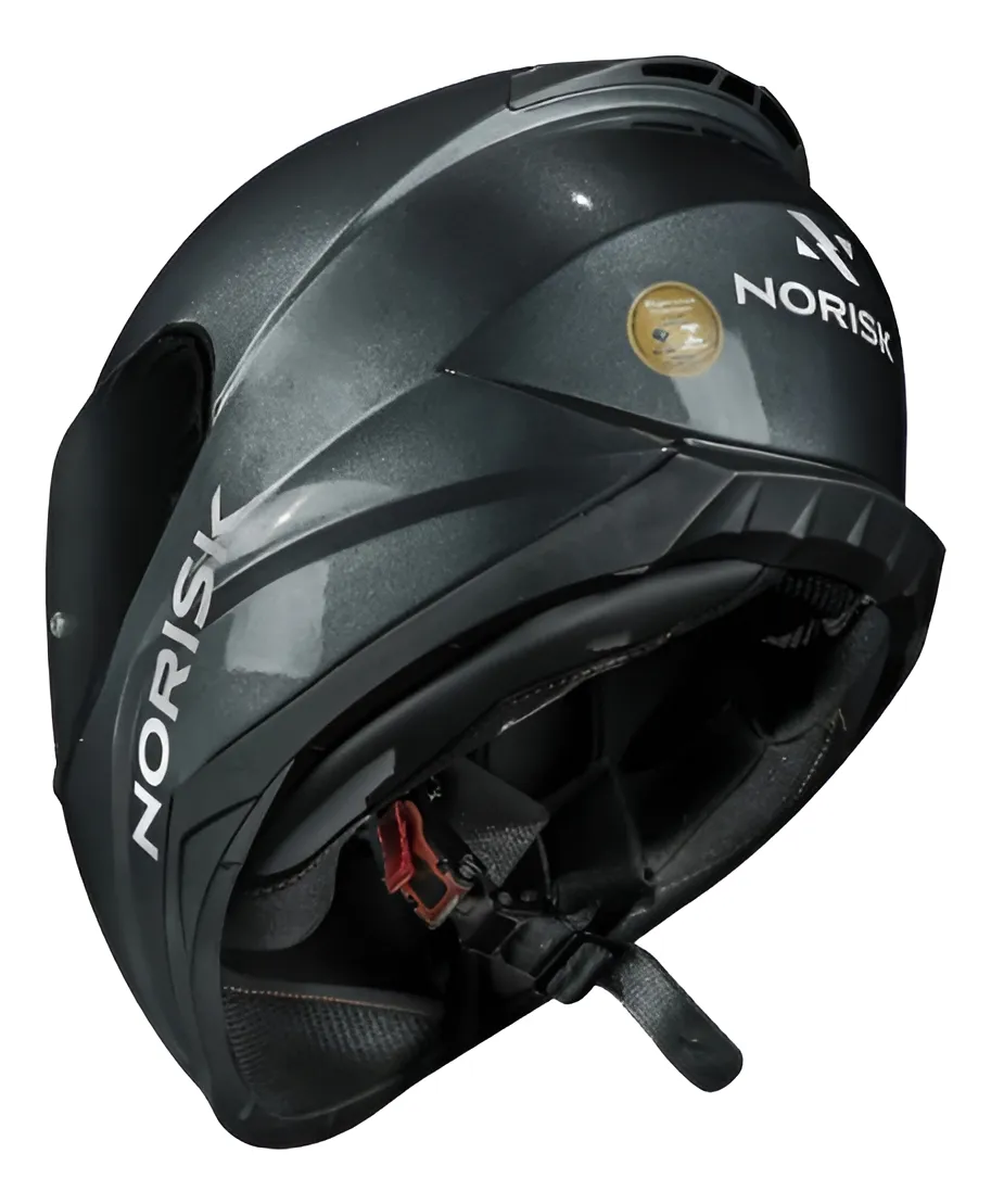 Capacete Norisk Razor Solid – Titanium - Imagem 3