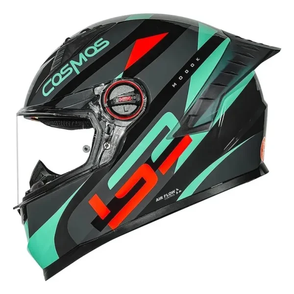 Capacete LS2 FF358 Pro Modok Preto/Verde/Laranja