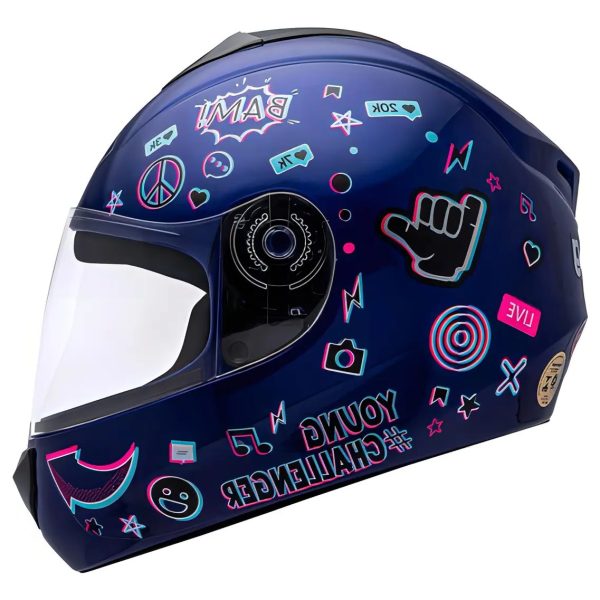 Capacete FLY Young HG Live Infantil - Azul