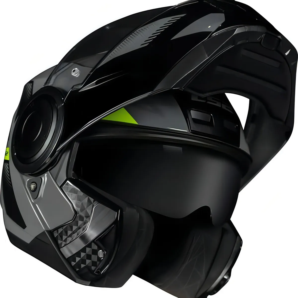 Capacete LS2 FF902 Scope Max Preto & Amarelo - Imagem 3