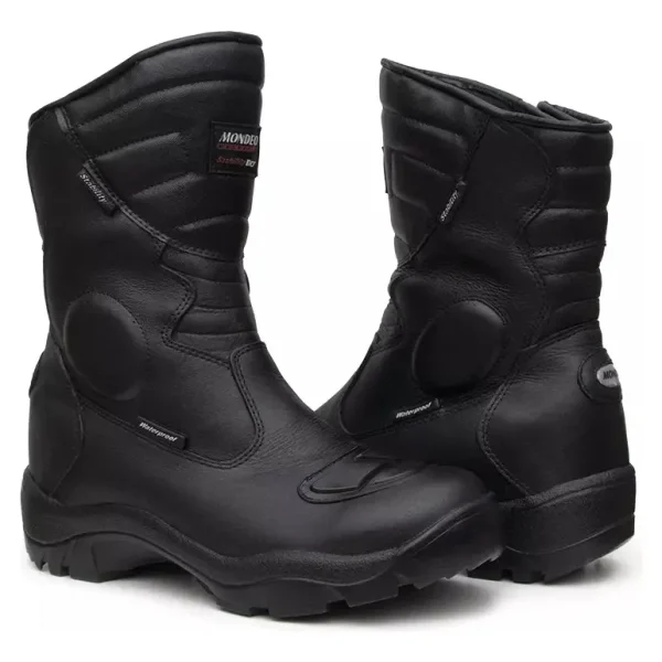 Bota Mondeo Stability Dry Couro - Preta