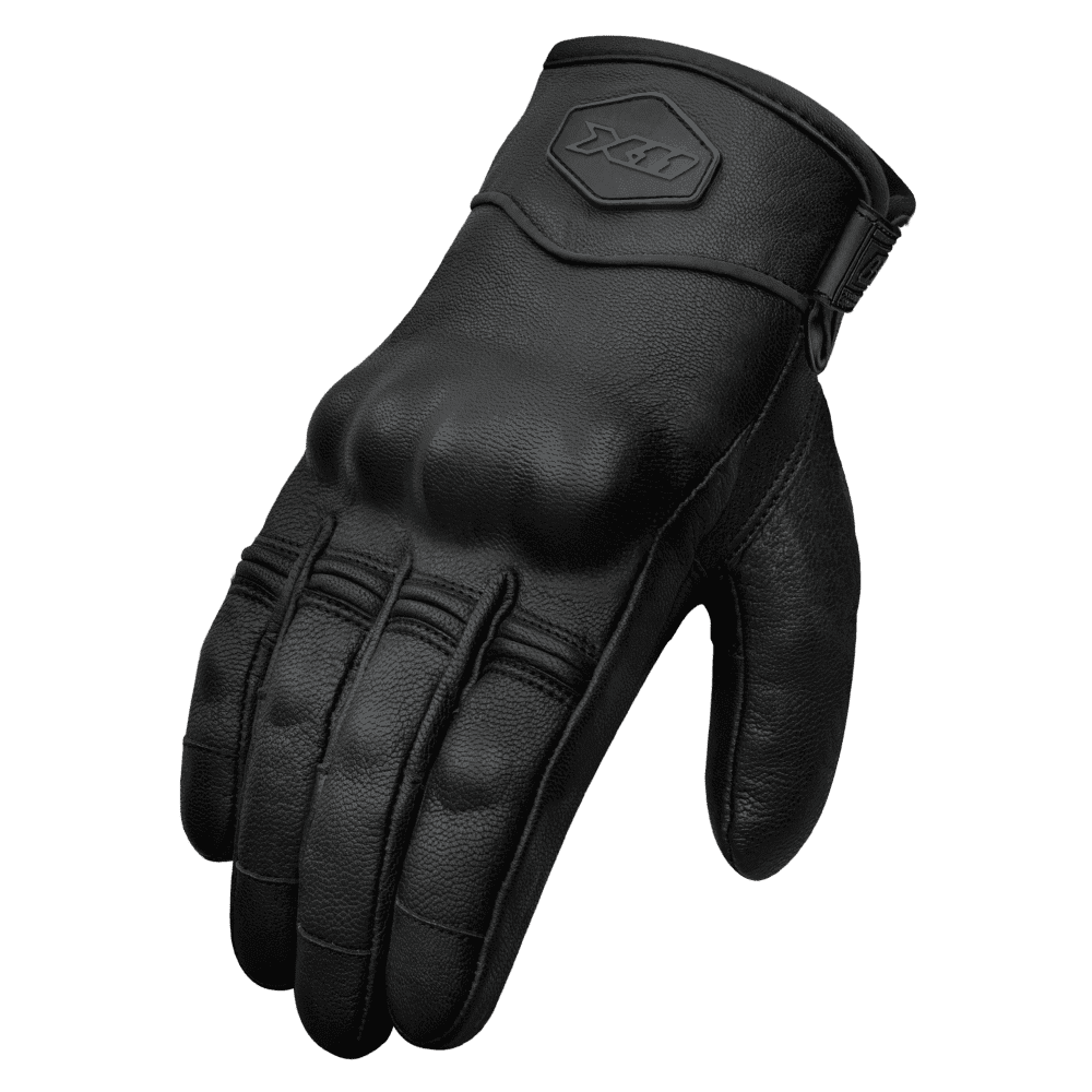 Luva X11 Route 2 Couro Masculina - Preta