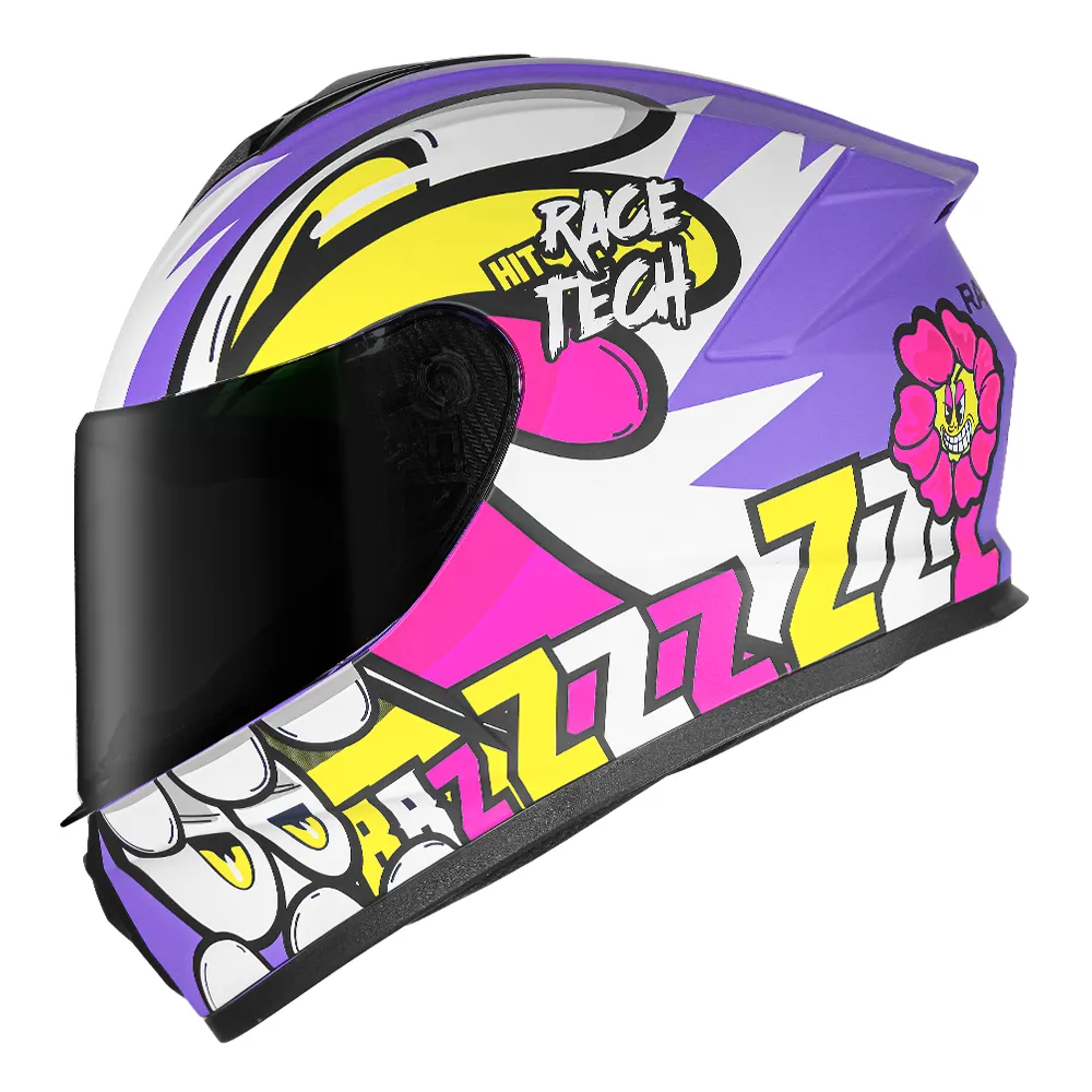 Capacete Race Tech HIT Speedbee Roxo