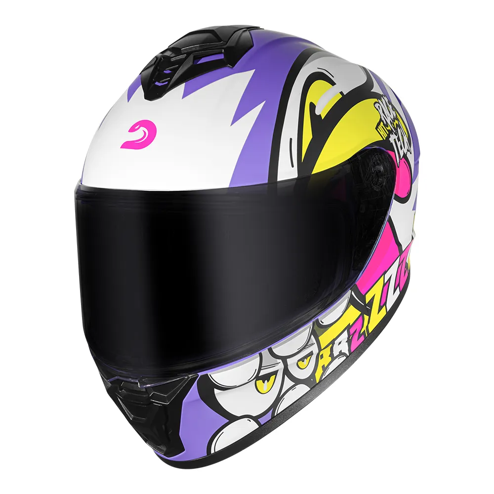 Capacete Race Tech HIT Speedbee Roxo - Imagem 2