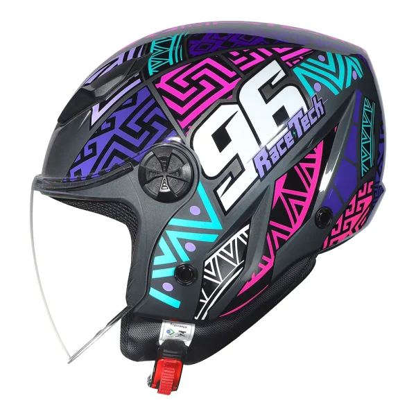 Capacete Race Tech Play Art Titanium