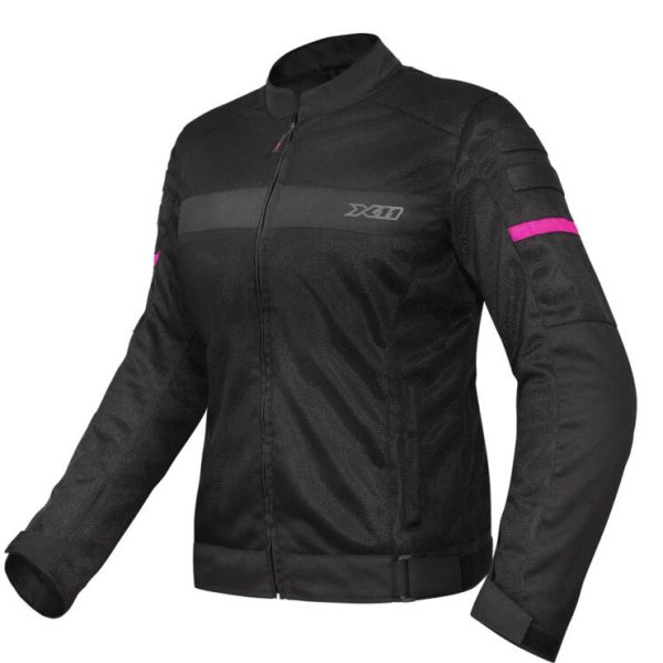 Jaqueta X11 Super Air Fem - Preta & Rosa