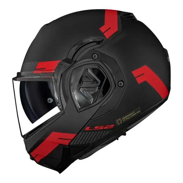 Capacete LS2 FF906 Advant Bend Vermelho Fosco