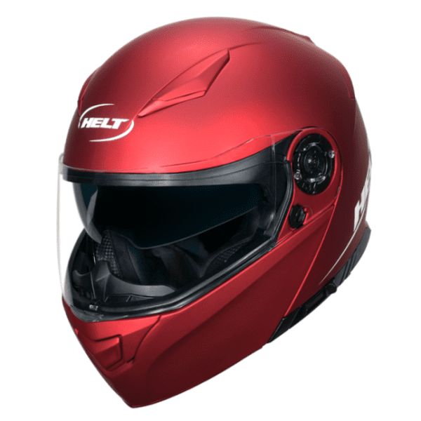 Capacete Helt Hippo Glass Vermelho Fosco
