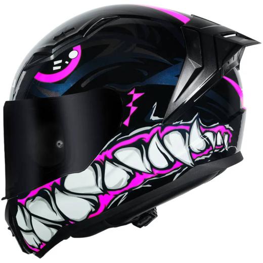 Capacete LS2 FF810 Vigo Sarbul - Preto & Rosa