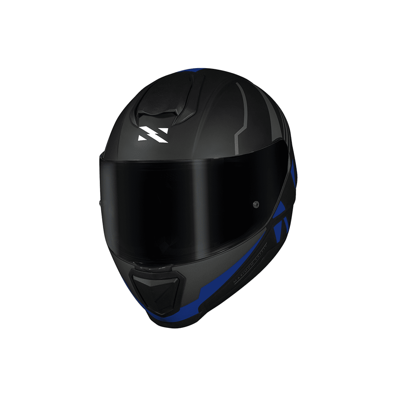 Capacete Norisk Razor Full – Preto Fosco & Azul - Imagem 2