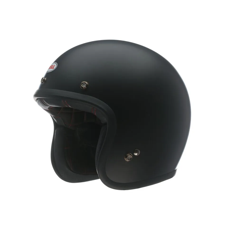 Capacete Bell Custom 500 Solid Preto Fosco - Imagem 2