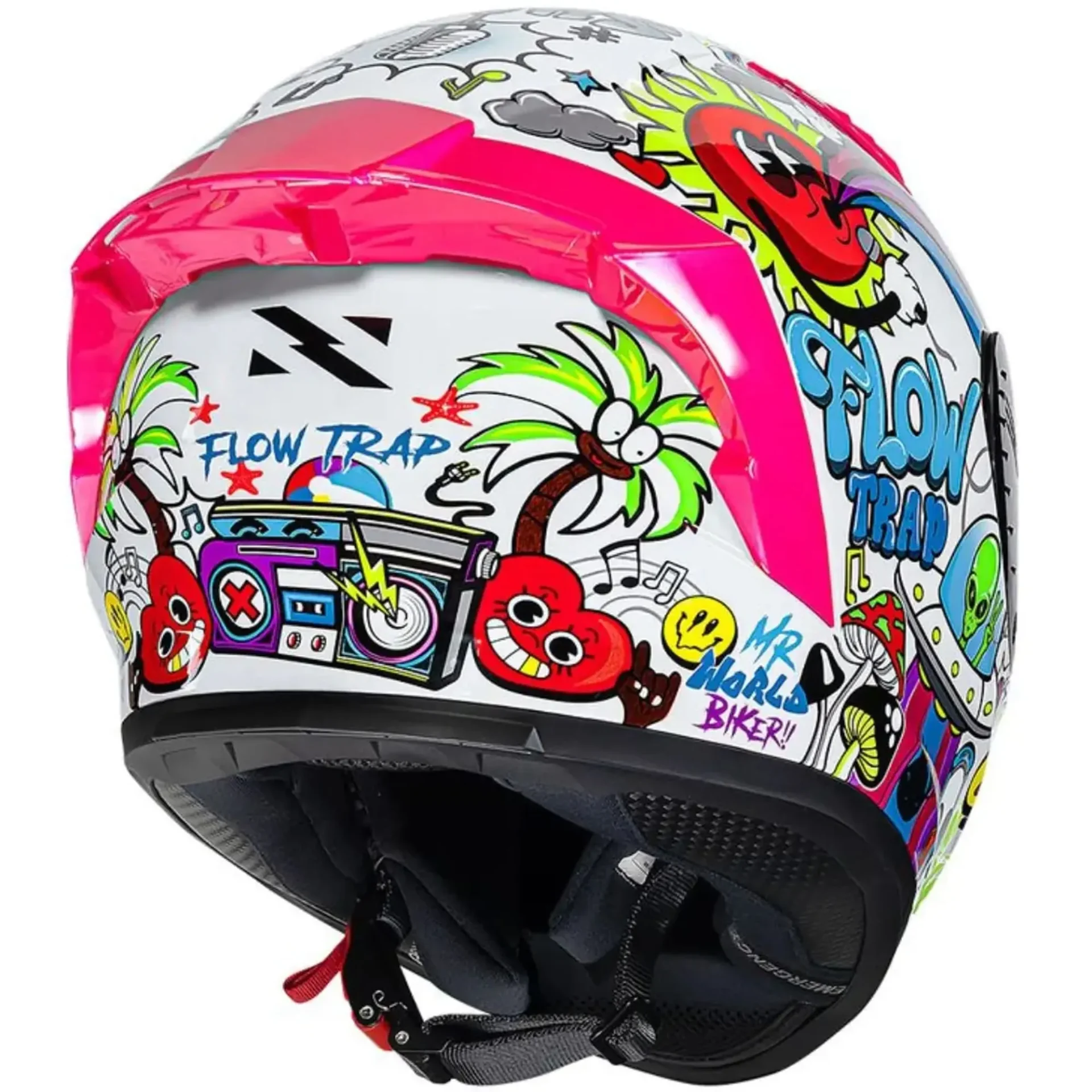 Capacete Norisk Flow Trap - Branco - Imagem 4