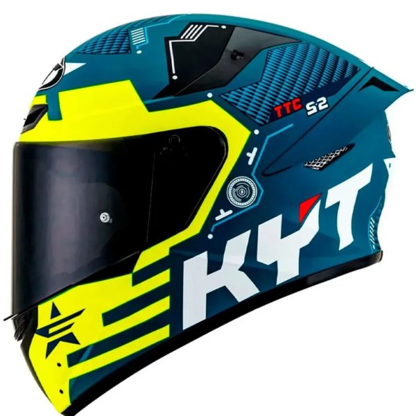Capacete KYT TT Course Fuselage - Amarelo