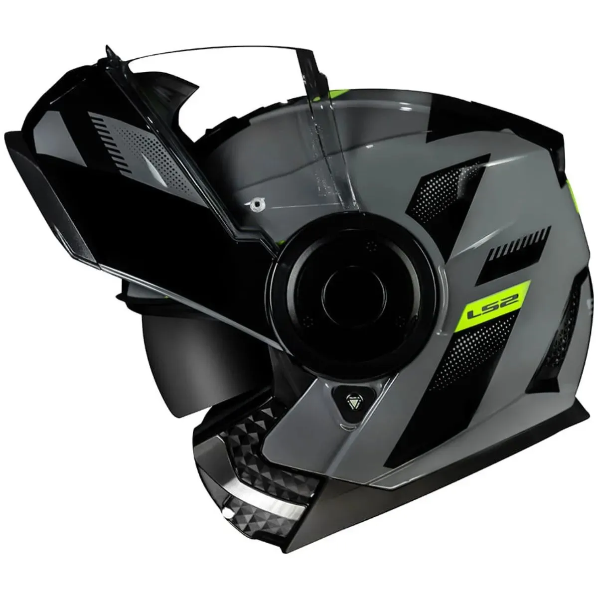 Capacete LS2 FF902 Scope Max Preto & Amarelo - Imagem 2