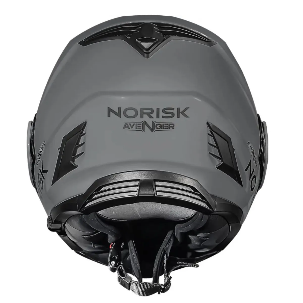Capacete Norisk Avenger Monocolor Olive – Nardo Grey Fosco - Imagem 3