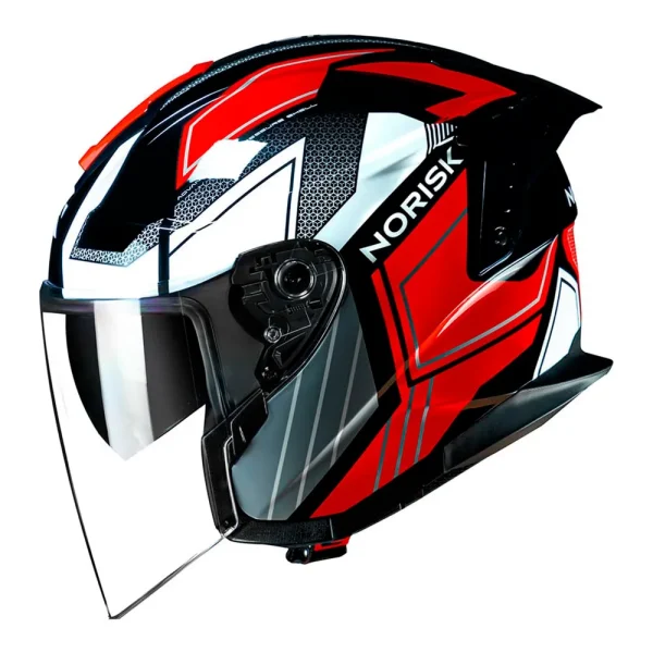 Capacete Norisk Downtown Provenza – Preto & Vermelho