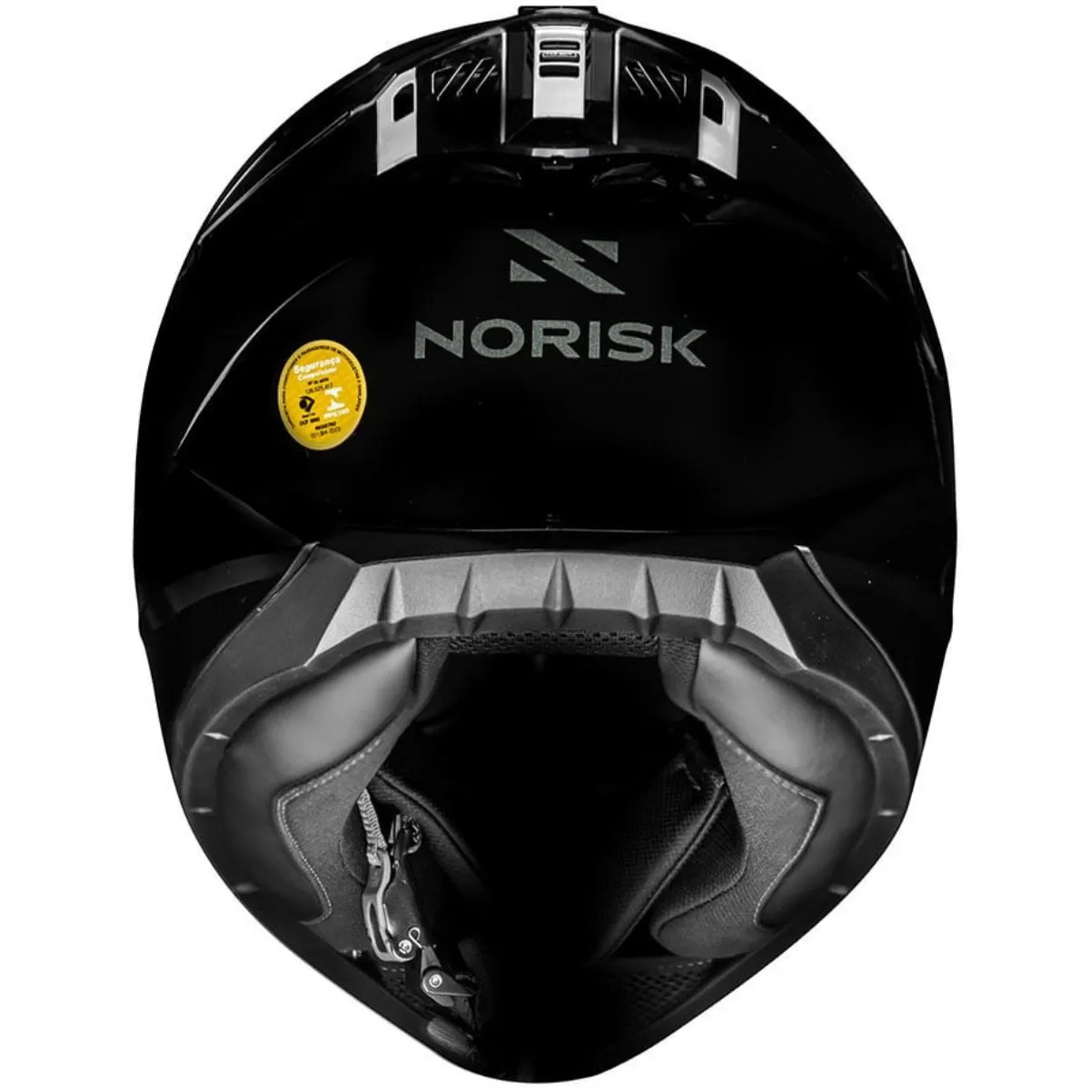 Capacete Norisk Razor Edition - Preto Brilhante - Imagem 3