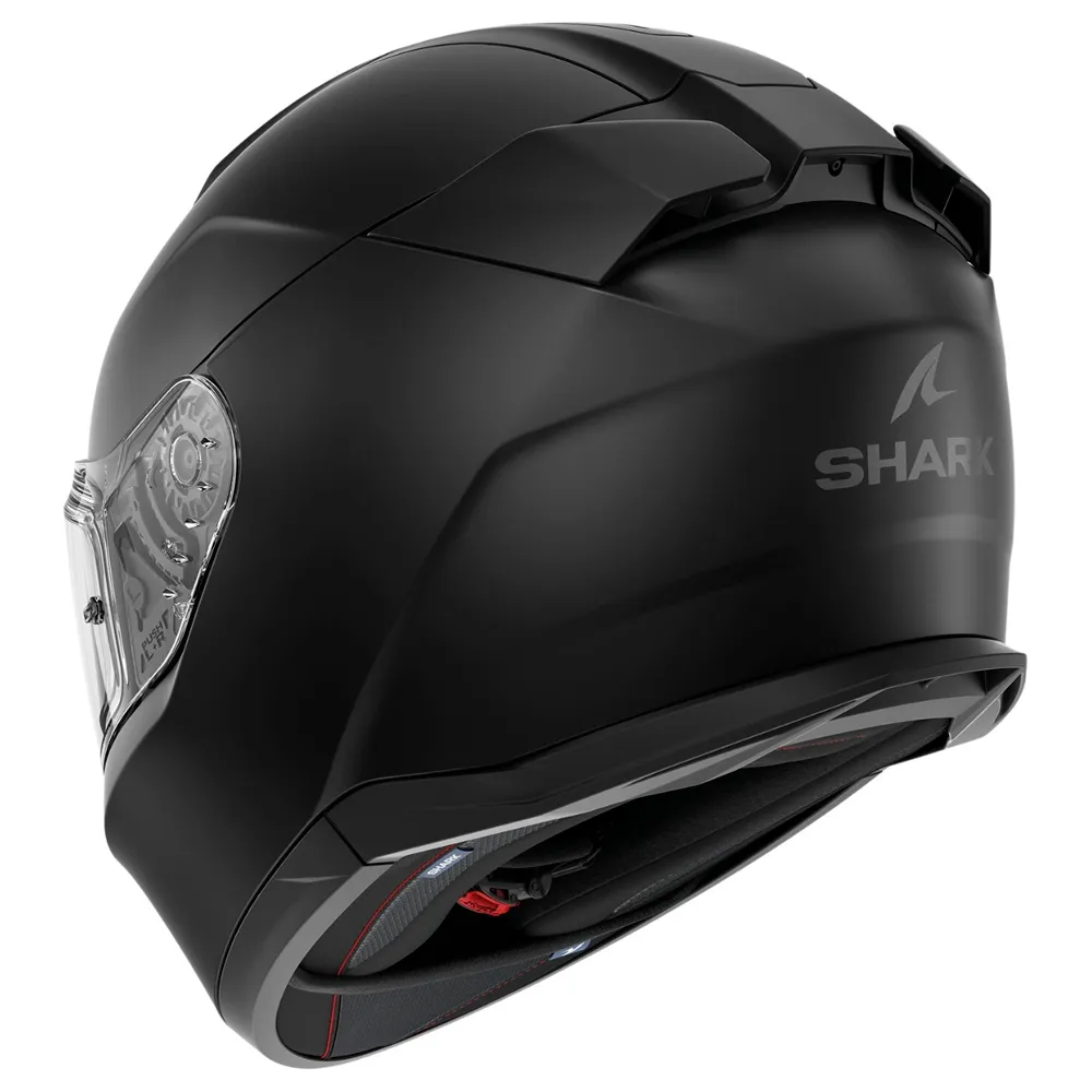 Capacete Shark D-Skwal 3 Blank Mat KMA - Preto Fosco - Imagem 3