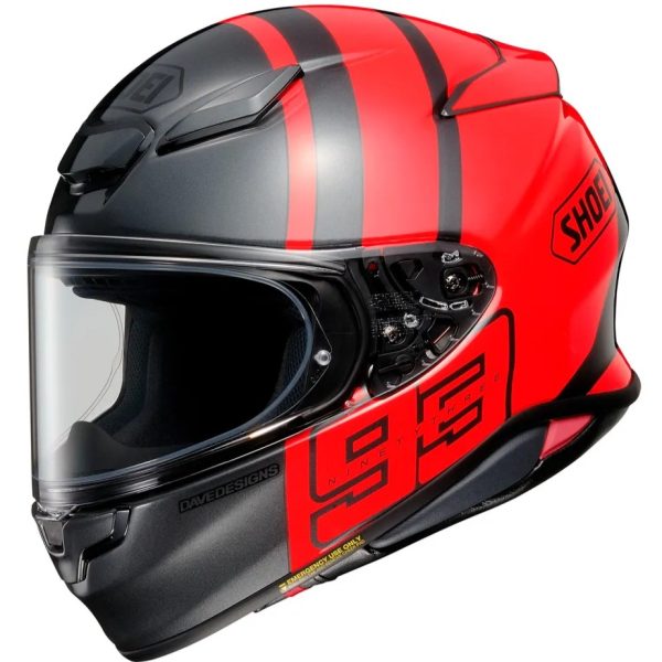 Capacete Shoei NXR-2 MM93 Collection - Vermelho & Cinza
