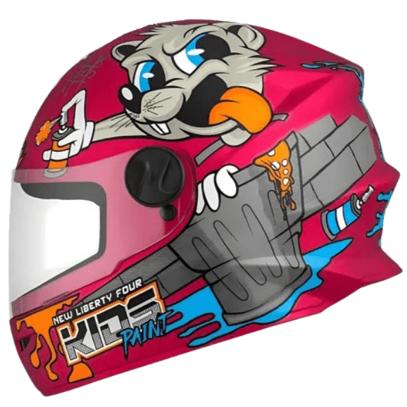 Capacete PRO TORK Infantil Paint - Rosa Fosco