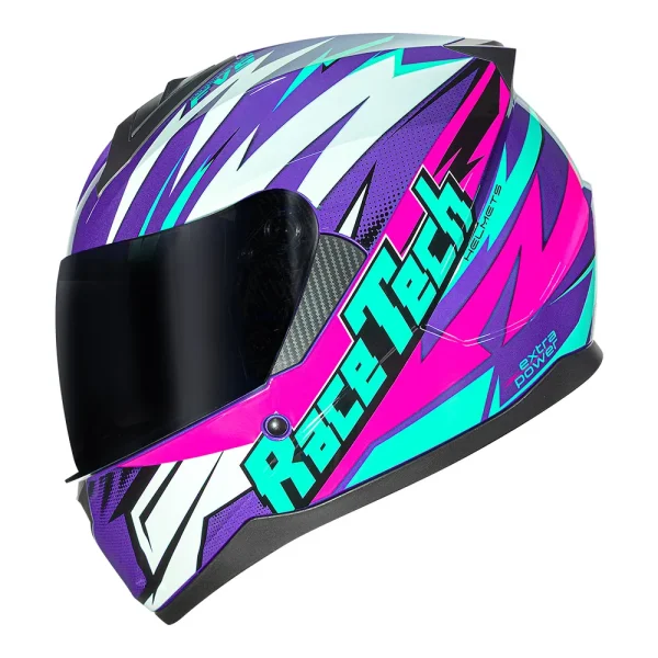 Capacete Race Tech Sector Electro Roxo
