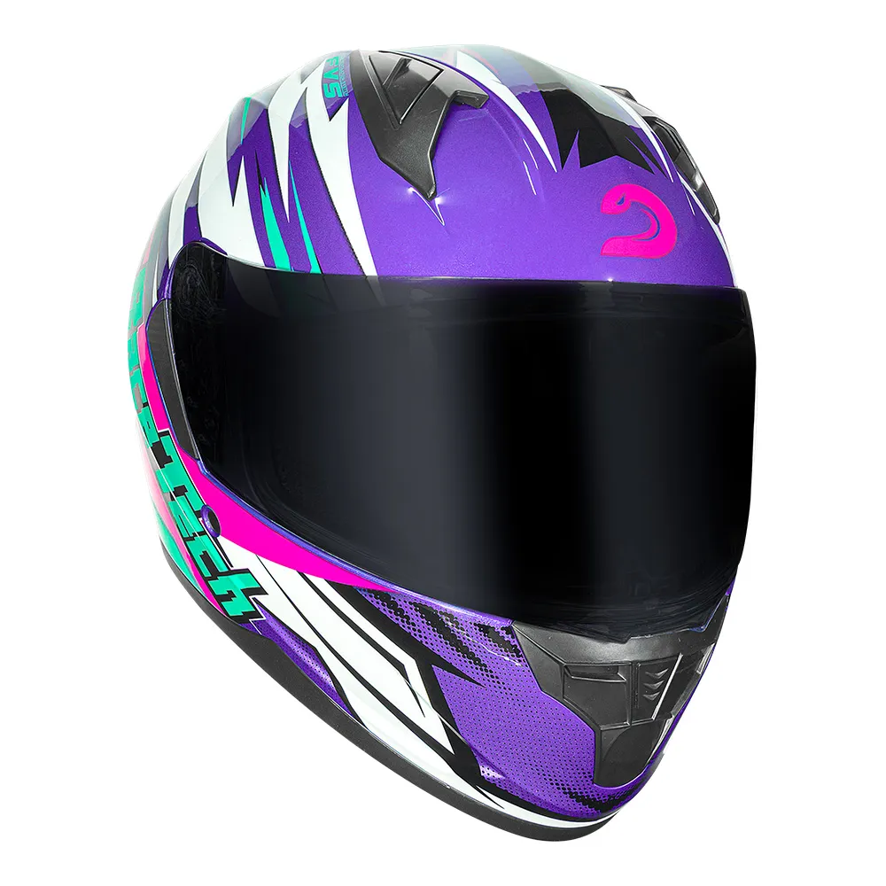 Capacete Race Tech Sector Electro Roxo - Imagem 3