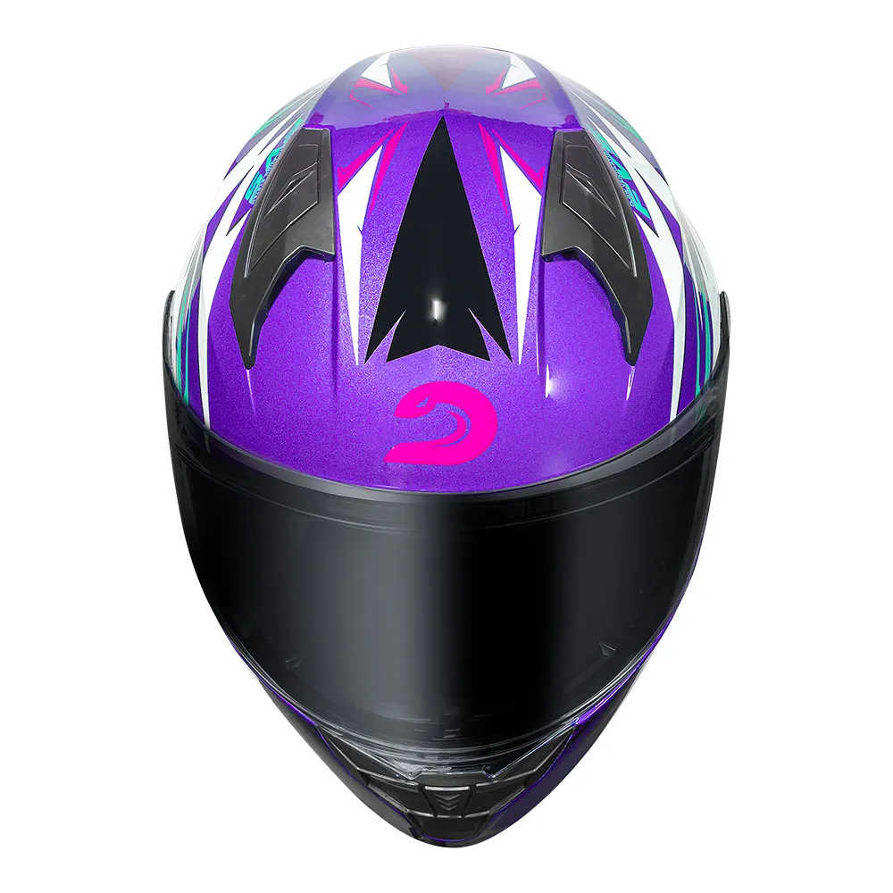 Capacete Race Tech Sector Electro Roxo - Imagem 4