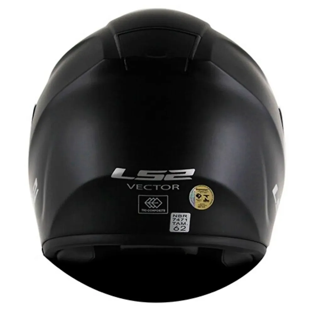 Capacete LS2 FF397 Vector Evo Preto Fosco - Imagem 3