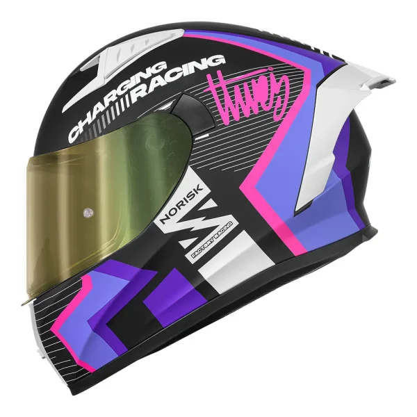 Capacete Norisk Flow Vizion Roxo