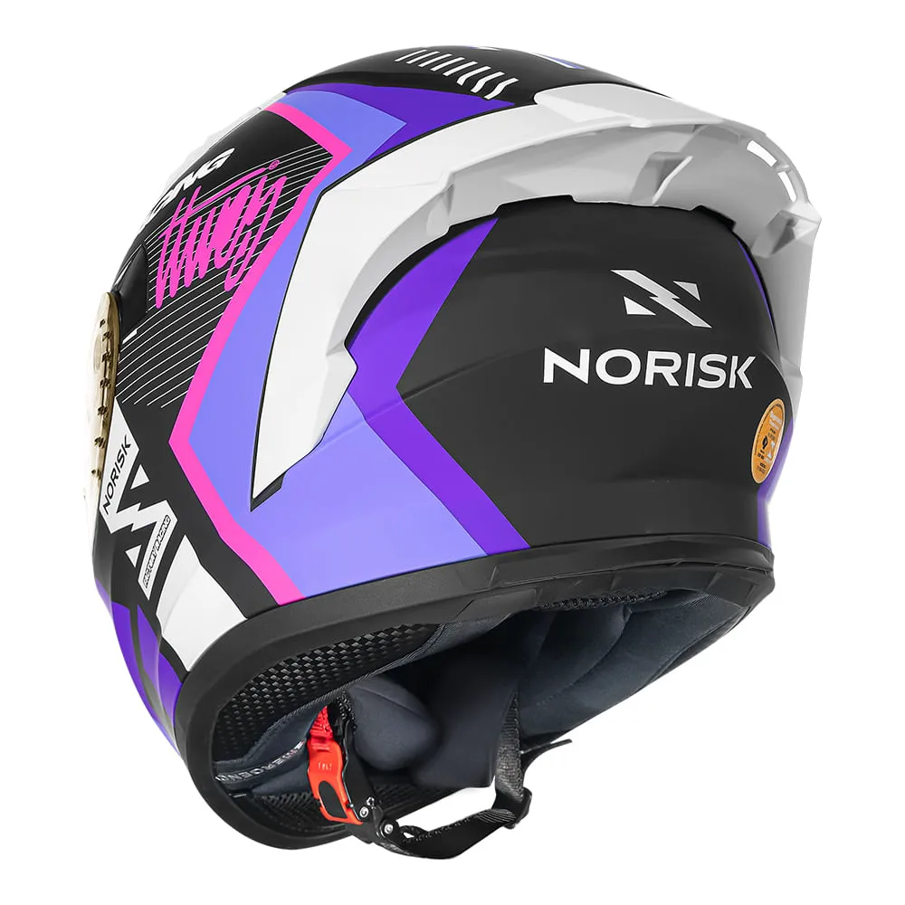 Capacete Norisk Flow Vizion Roxo - Imagem 2