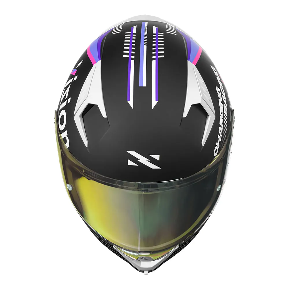 Capacete Norisk Flow Vizion Roxo - Imagem 3