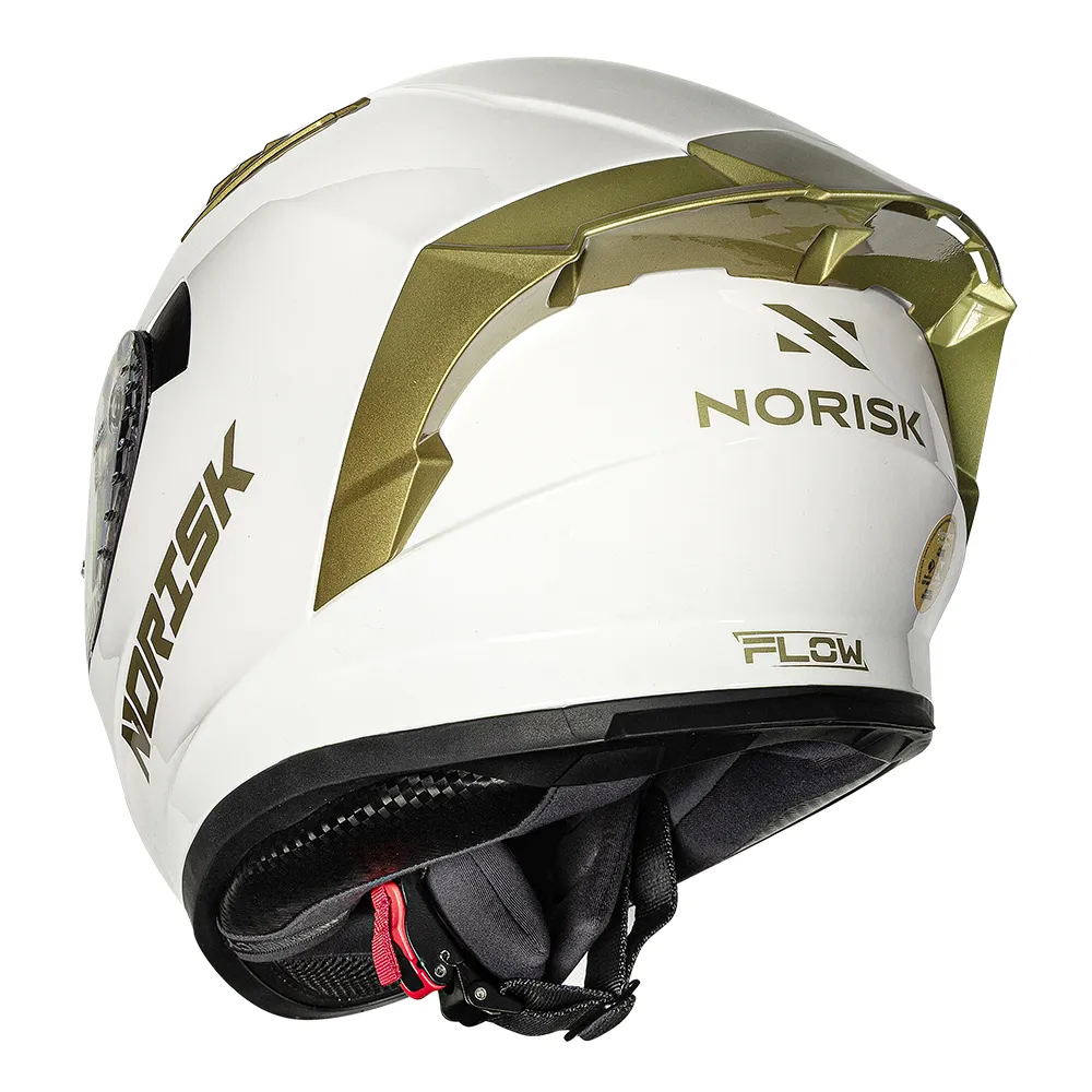 Capacete Norisk Flow Monocolor Branco Especial - Imagem 2