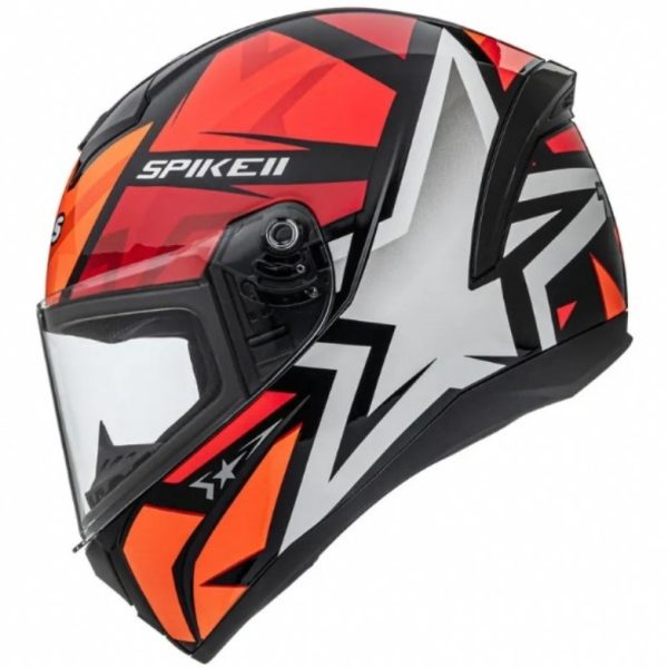Capacete Peels Spike II 1ST – Preto & Vermelho
