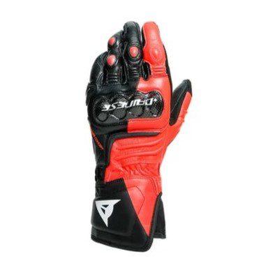 Luva Dainese Carbon 3 Long - Preta & Vermelha