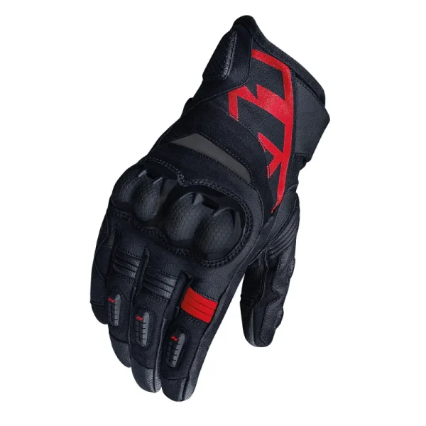Luva X11 Impact 3 Cano Curto - Preta & Vermelha