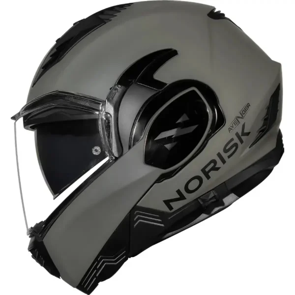 Capacete Norisk Avenger Monocolor Olive – Nardo Grey Fosco