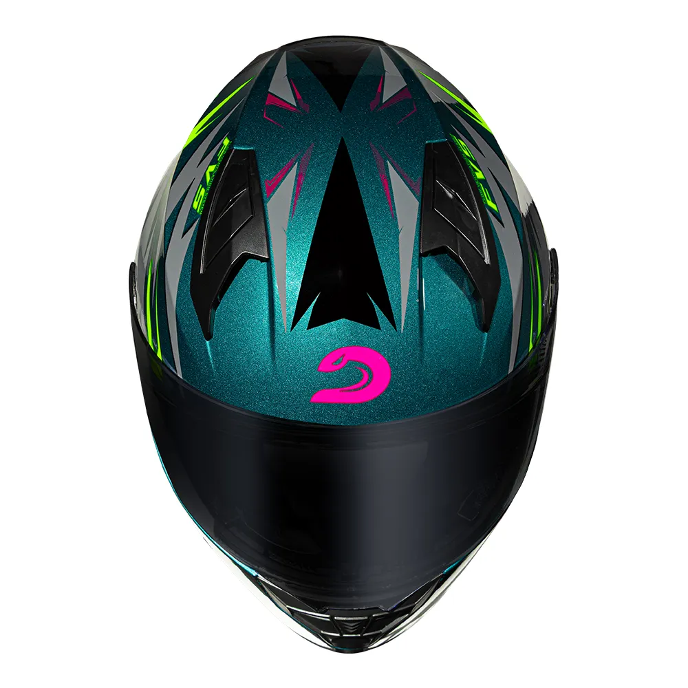 Capacete Race Tech Sector Electro Verde - Imagem 3