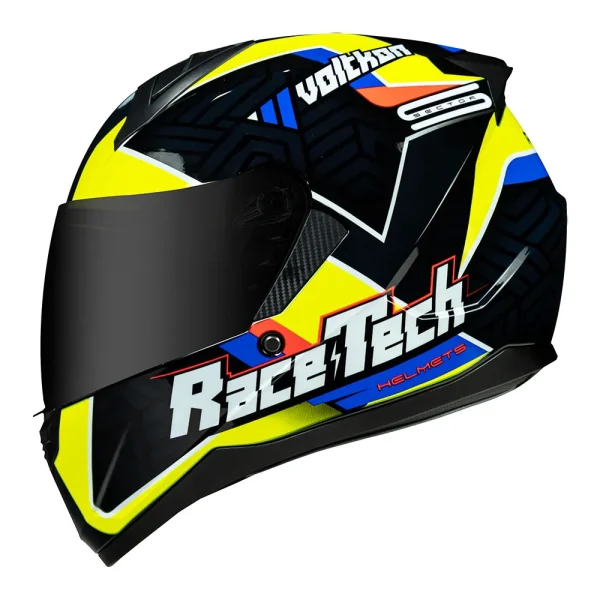 Capacete Race Tech Sector Voltkon Amarelo e Preto